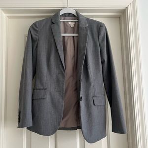J Crew size 00 gray suit blazer in great condition